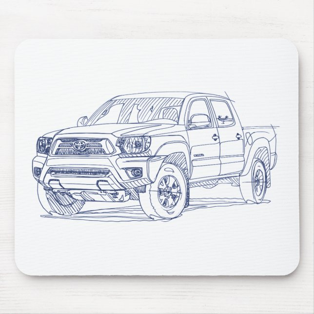Toy Tacoma 2012 Mouse Pad (Front)