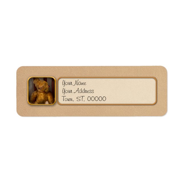 Toy - Teddy Bear - My Teddy Bear  Return Address Label (Front)