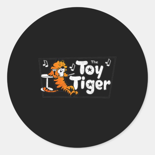 Toy Tiger Louisville Premium  Classic Round Sticker (Front)
