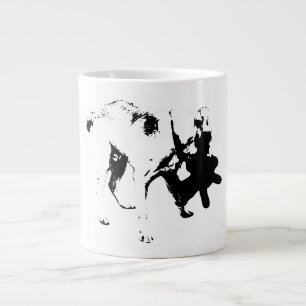 Toy Time Lab – Playful Monochrome Large Coffee Mug