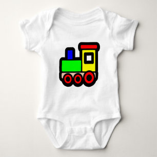 Toy Train Baby Bodysuit