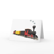 Toy Train card