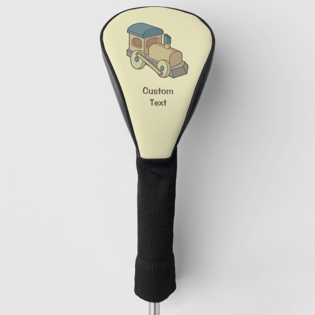 Toy Train Golf Head Cover (Front)
