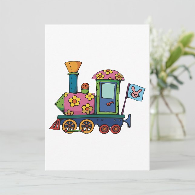 Toy Train Invitations (Creator Uploaded)