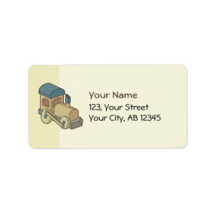 Toy Train Label