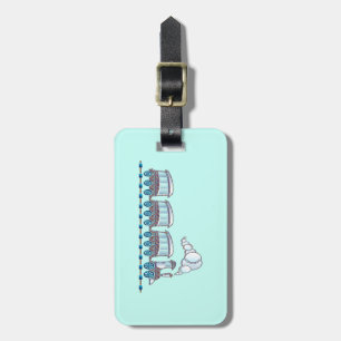 Toy Train Luggage Tag