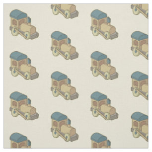 Toy Train Pattern Fabric