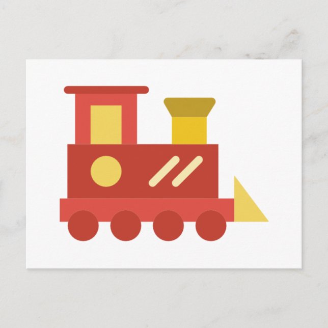 toy train postcard (Front)