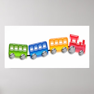Toy Train Poster