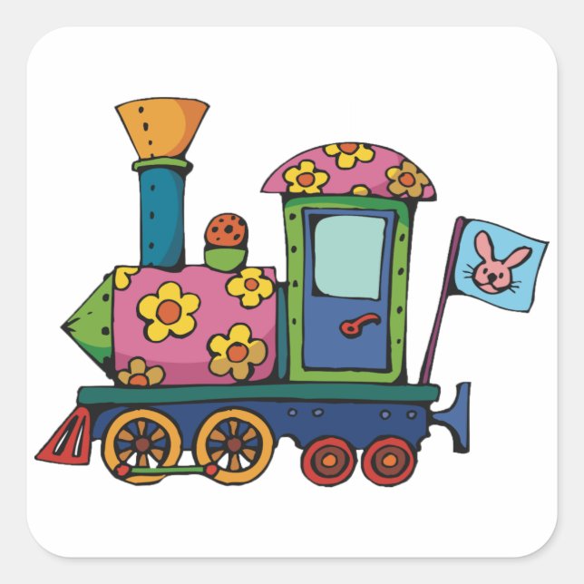 Toy Train Stickers (Front)