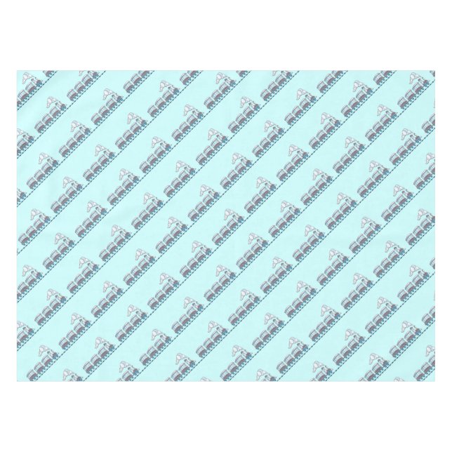 Toy Train Tablecloth (Front (Horizontal))