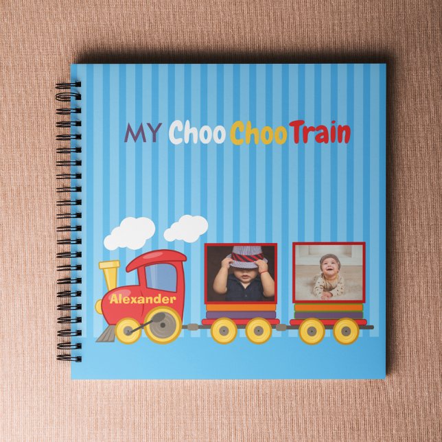 Toy Train Toddler Boys Birthday Blue Notebook (Creator Uploaded)