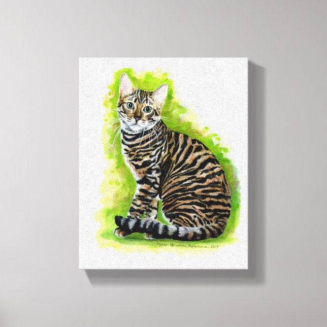 Toyger Canvas Print (Front)