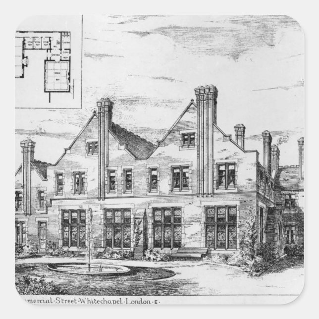 Toynbee Hall Square Sticker (Front)