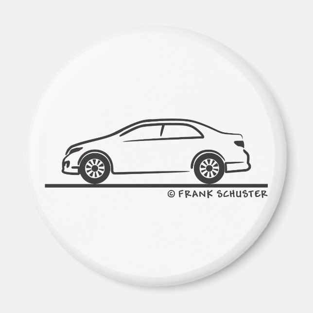 Toyota Corolla Magnet (Front)