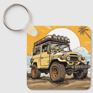 Toyota FJ40 Land Cruiser 4x4 Keychain