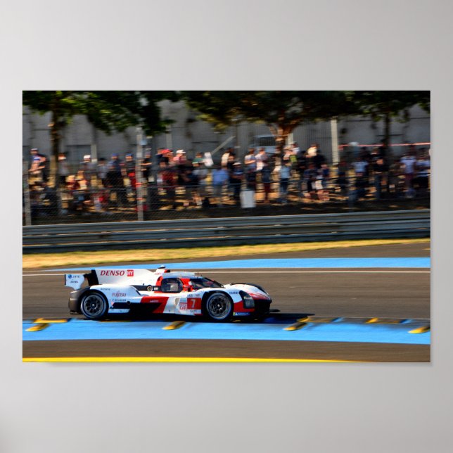Toyota GR010 Hybrid 24 Hours of Le Mans 2022 Poster (Front)