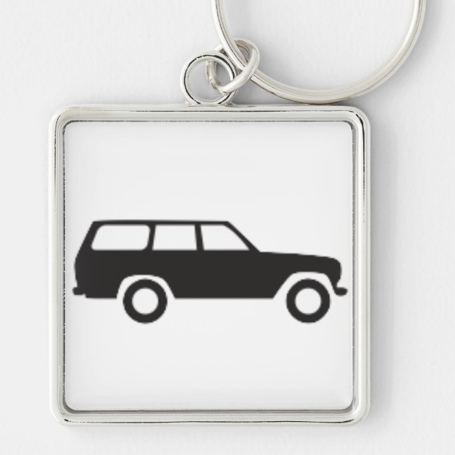 Toyota Land Cruiser 60 Series Icon Keychain (Front)
