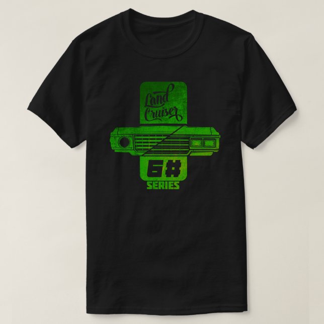 Toyota Land Cruiser FJ60 HJ62 FJ62 - Model 60 Seri T-Shirt (Design Front)
