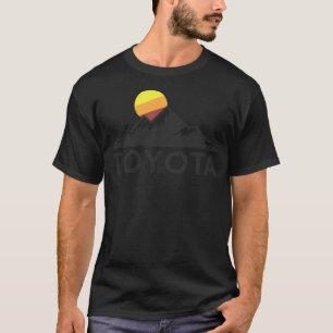 Toyota Mountain Logo T Shirt   Small Chest Left Si