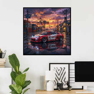 Toyota MR2 GT Poster