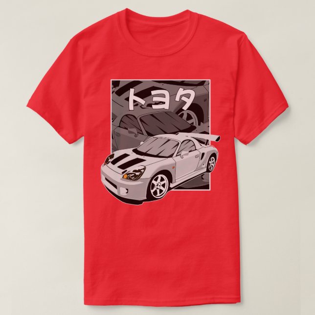 Toyota mrs Japanese Comics T-Shirt (Design Front)