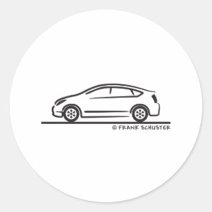 Toyota Prius Classic Round Sticker