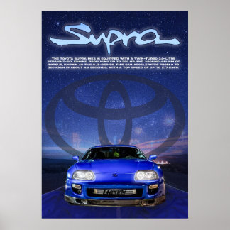 Toyota Supra MK4 Poster