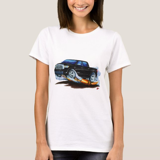 Toyota Tundra Crewmax Black Truck T-Shirt (Front)