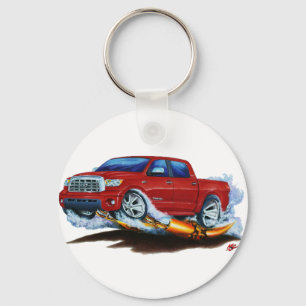 Toyota Tundra Crewmax Red Truck Key Ring