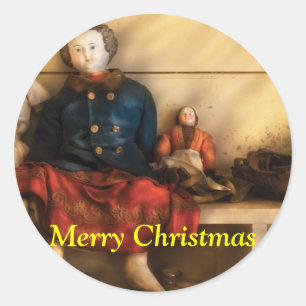 Toys - Assorted Dolls Classic Round Sticker