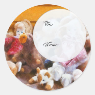 Toys - Childhood toys Classic Round Sticker