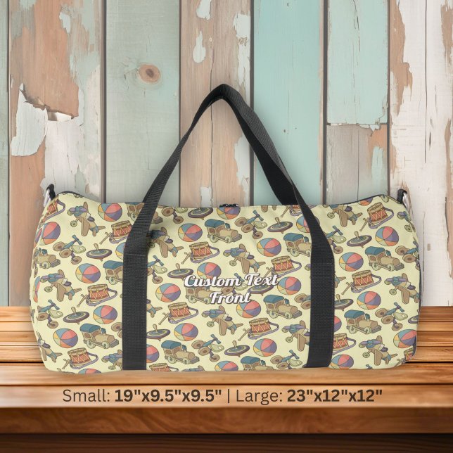 Toys Icons Background Duffle Bag (Creator Uploaded)