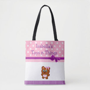 Toys 'n Things Tote Bag for Little Girl's Toys