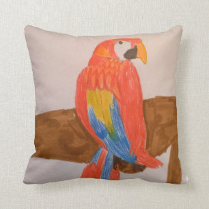 Toytastic Red Parrot Pillow