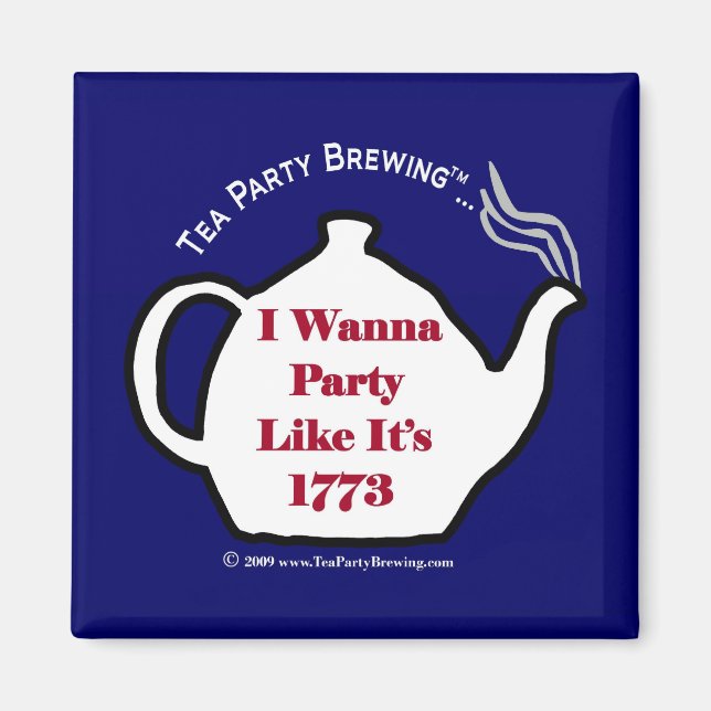 TP0102 Party Like Its 1773 Blue Magnet (Front)
