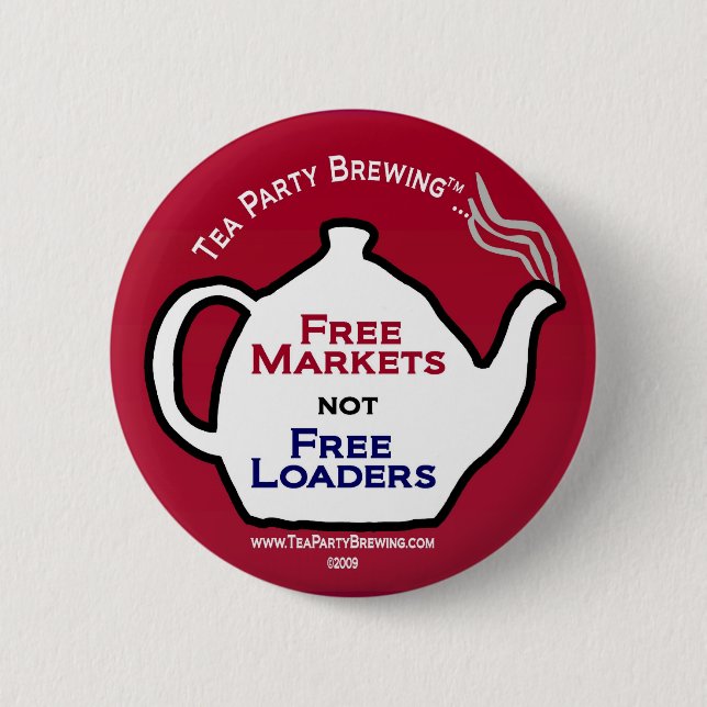 TP0103 Free Markets Not Free Loaders Button (Front)