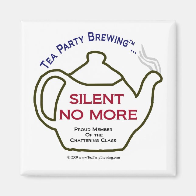 TP0106 Silent No More Proud Member Chattering Clas Magnet (Front)