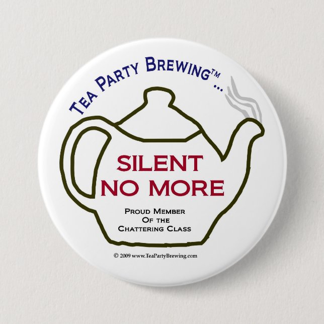 TP0106 Tea Party Silent No More Button (Front)
