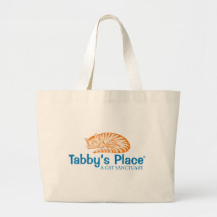 TP logo clear.jpg Large Tote Bag