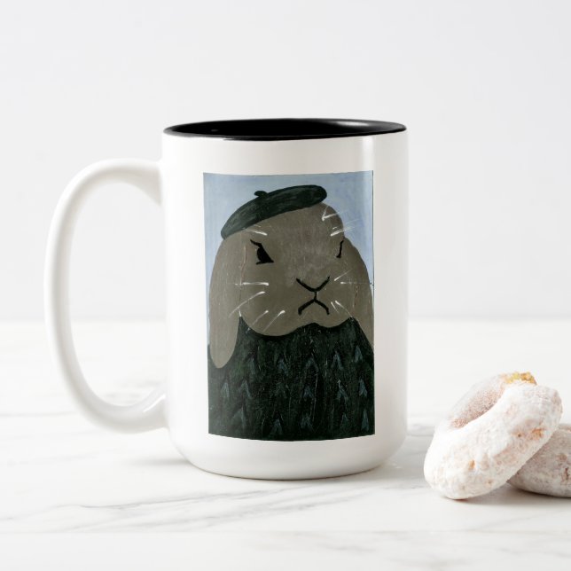 TPIO "Ce n'est pas de l'art" Bunny Mug (With Donut)