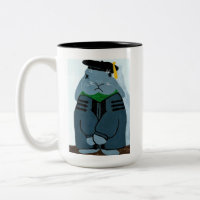 TPIO Grumpy Graduation PhD Rabbit Mug 