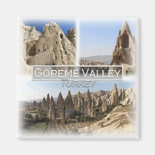 TR0023 Europe, Turkey, Goreme Valley N.P Fridge Magnet