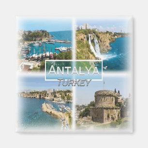 TR0027 Europe, Turkey, Antalya, Fridge Magnet