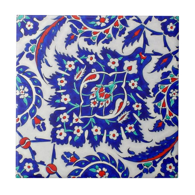 TR020 Turkish Reproduction Ceramic Tile (Front)