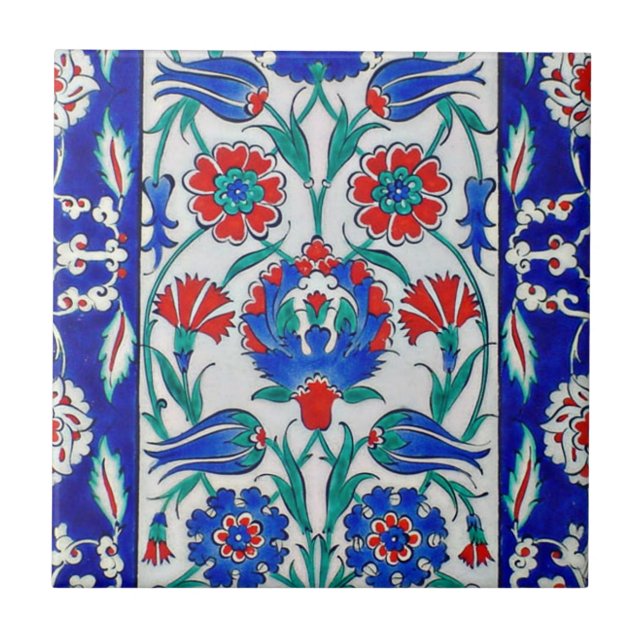 TR021 Turkish Reproduction Ceramic Tile (Front)