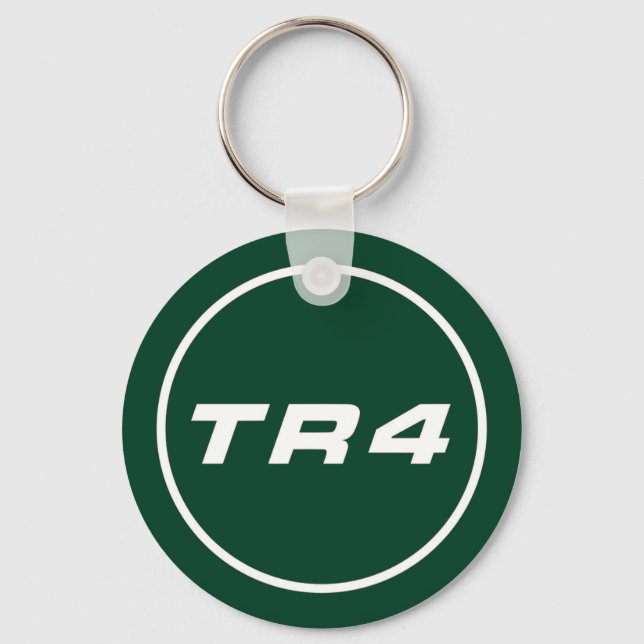 TR4 Schlüsselanhänger british racing green Key Ring (Front)