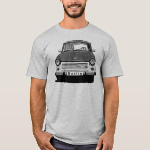 Trabant Car Front, Black and White, Berlin T-Shirt