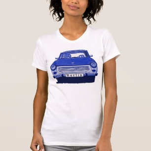 Trabant Car in Blue, Berlin T-Shirt