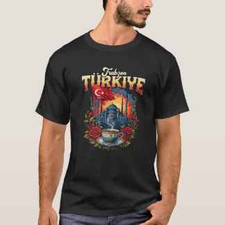 Trabzon T rkiye Flag Turkey Souvenir Travel Gifts  T-Shirt